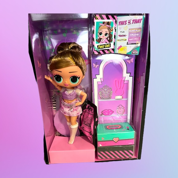 L.O.L. SURPRISE! TWEENS FASHION DOLL PLAYSET BNIB “FANCY GURL” SERIES ONE - Picture 2 of 13